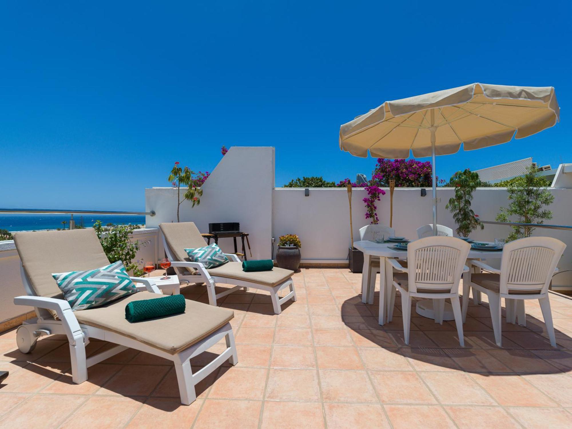 Casa Lex I Ocean & Sunrise Panorama I Steps From Dunes And Beach I Private 50 Sqm Terrace I Pool 马斯帕洛马斯 外观 照片